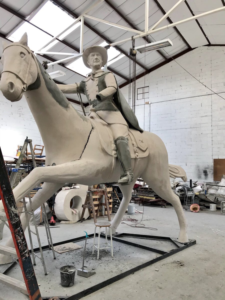 When I first started working on this sculpture VS. The piece currently 😬