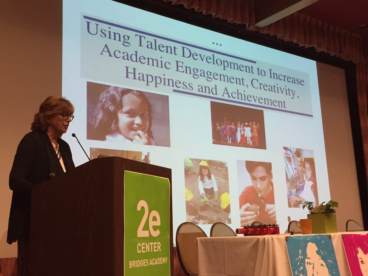 Dr. Sally Reis: "We need these kids at the big table" &amp; "They need to be shown that learning can be enjoyable." #2eSymposium17 #2eKids