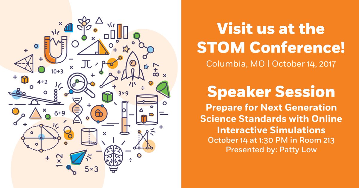 EL_Legacy_Acct's tweet photo. Learn how to prepare for #NGSS with #Gizmos from @ELPattyLow at #STOM2017 TODAY at 1:30 pm! @InterfaceMO @SciTeachersofMO #edtech https://t.co/wqedXd339O