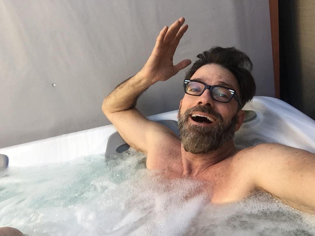 KeithAllanDuh's tweet photo. Goodbye season four hello hot tub #znation https://t.co/J6qYI69a9Y https://t.co/XBHIIDqqun
