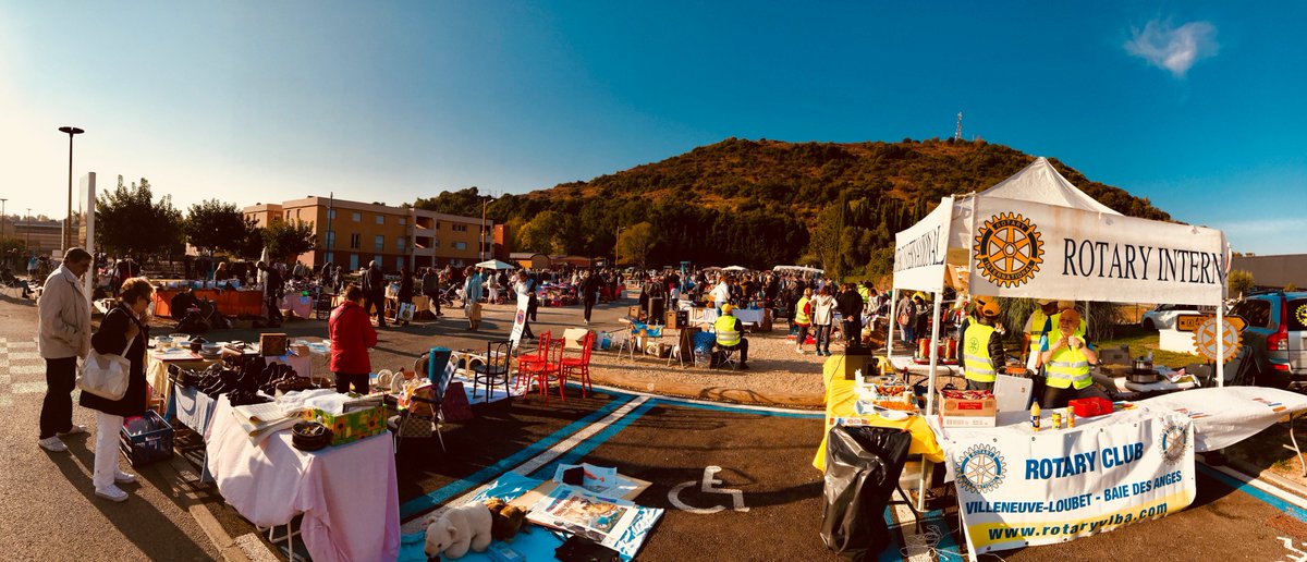 RotaryVLBA's tweet photo. #RCVLBA #ROTARY #ROTARY1730 #VilleneuveLoubet Vide grenier sous le soleil. Merci à tous pour votre participation à cette belle action. https://t.co/818QfmBcod