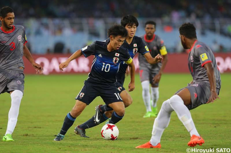 サッカーキング 写真ギャラリー 17 10 14 Fifa U 17ワールドカップインド17 U 17日本代表 1 1 U 17ニューカレドニア代表 T Co Tlkik4ylwn 編集部より 14日に行われたu 17w杯ニューカレドニア戦の写真です T Co