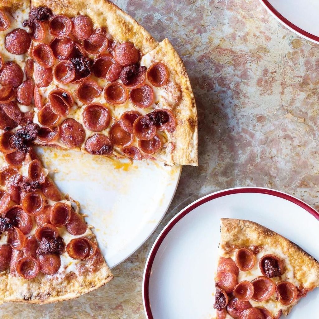 Take a pizza pizza 🍕 #TimesSquare #NYC #ItalianFoodPorn