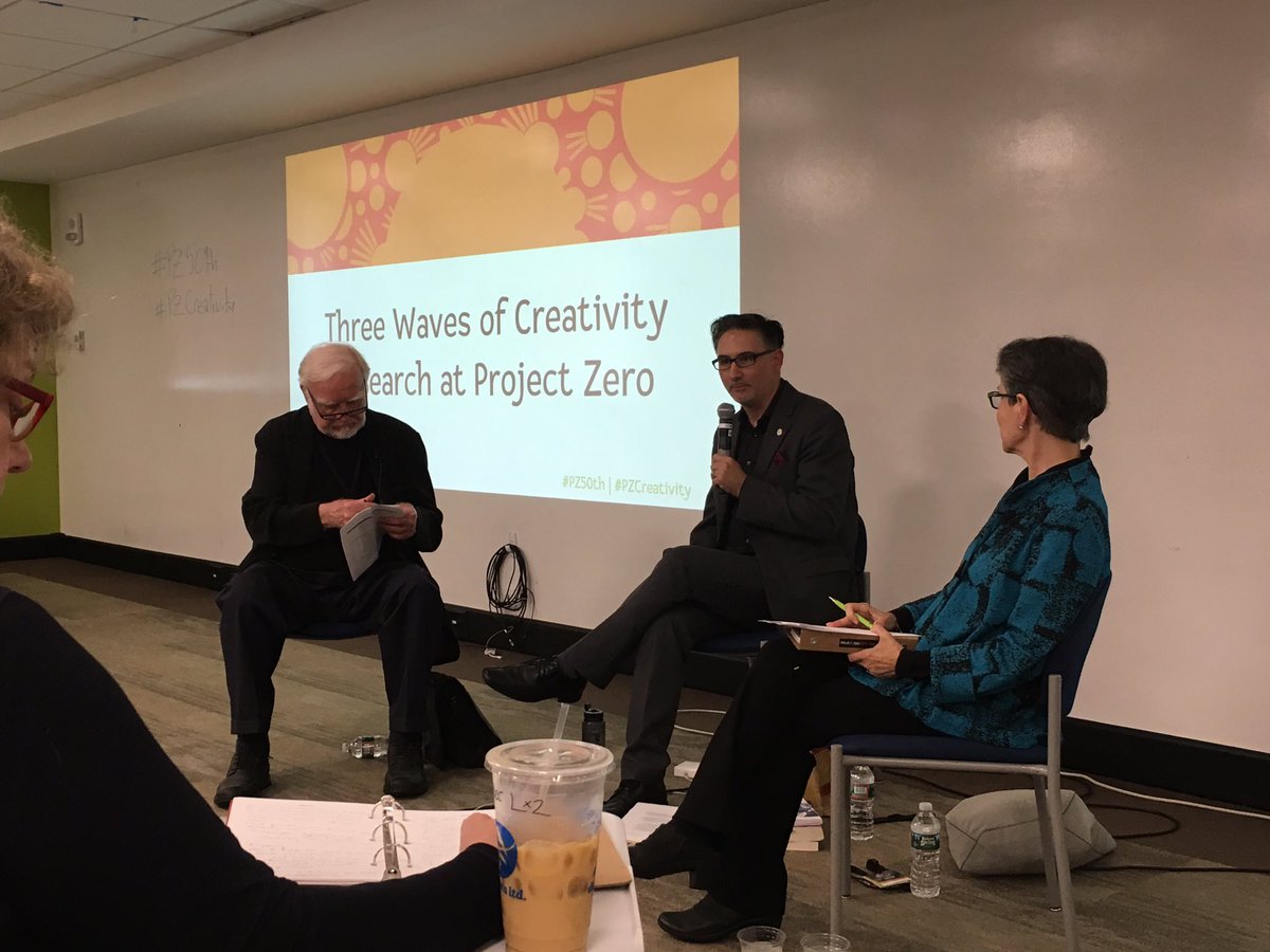 Jeff_Evancho's tweet photo. And we're off and running with Three Waves of Creativity @ProjectZeroHGSE #PZ50th #pzcreativity https://t.co/MaAzICVEZh