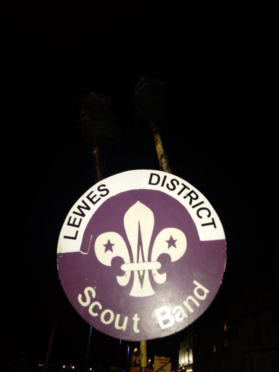 Lewes District band at Hastings bonfire ready to go!