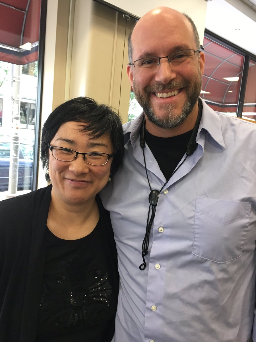 Our host, Chisato, and Matt