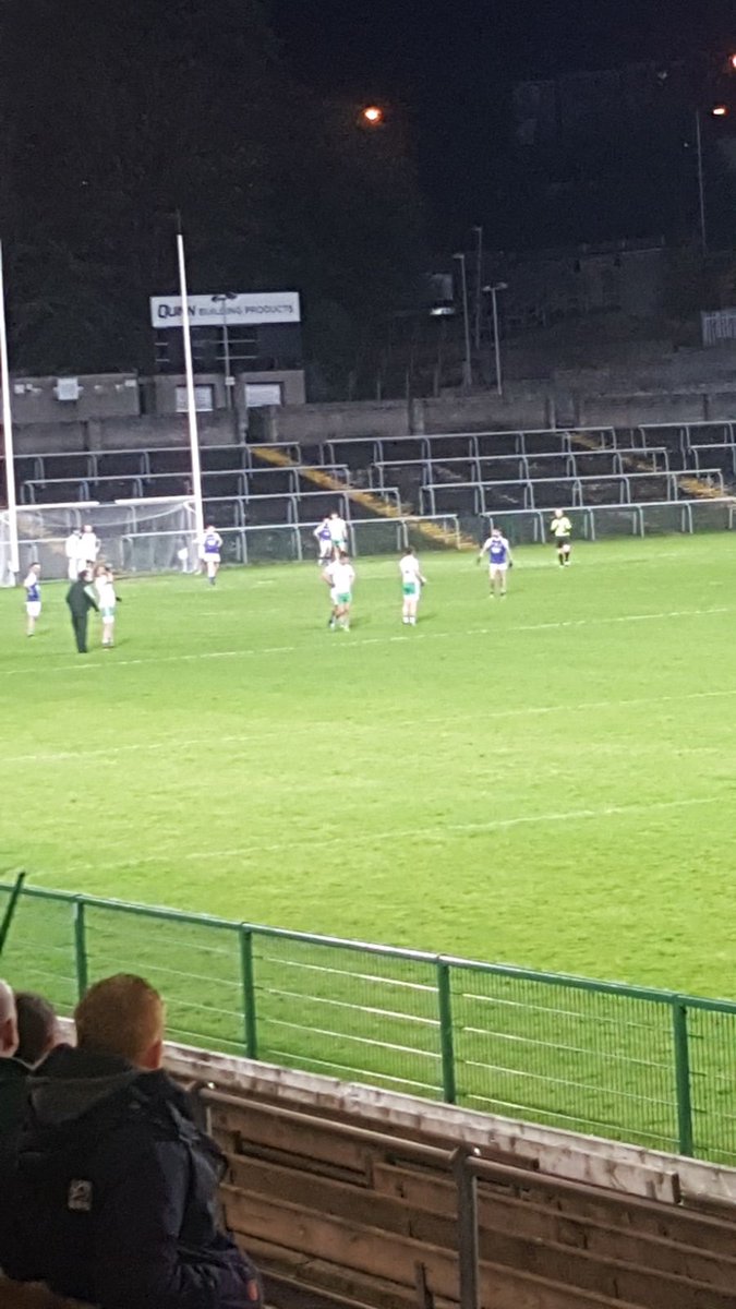 Apologies, cow calved and just into game now. 23 mins played, SFL Div 1 Final - Devenish 0-6 v Ederney 1-4