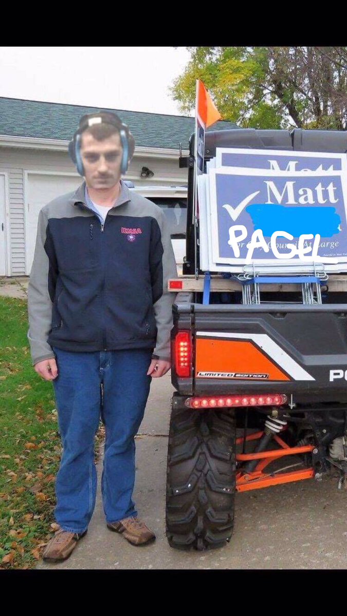 FayettenamBill's tweet photo. Idk who the the mayor of my town is but im taking his fuckin job. Vote for Matt&amp;Pagel or suck Danny's dick. Time to make Fayette dark again. https://t.co/2eN2lYNrpD