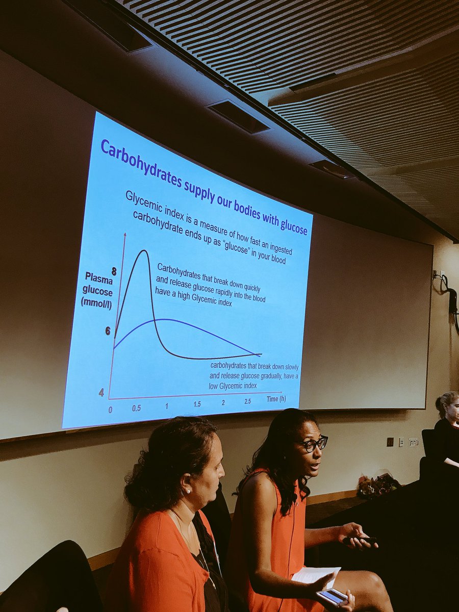 UCLAHealth's tweet photo. Dr. @kewatson discusses how choices in the carbohydrates you eat affect the fluids spikes in your body #UCLAWomensHeart #LetsTalkHeart https://t.co/wqA9tlxkwZ