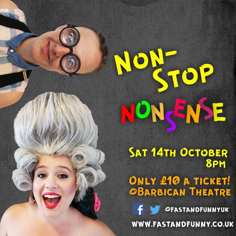 fastandfunnyuk's tweet photo. And we have 13 tickets left for tonight's performance of Non-Stop Nonsense! Get on down and join the party 🎉 #comedy #Plymouth Marta https://t.co/dVkxc51QeF