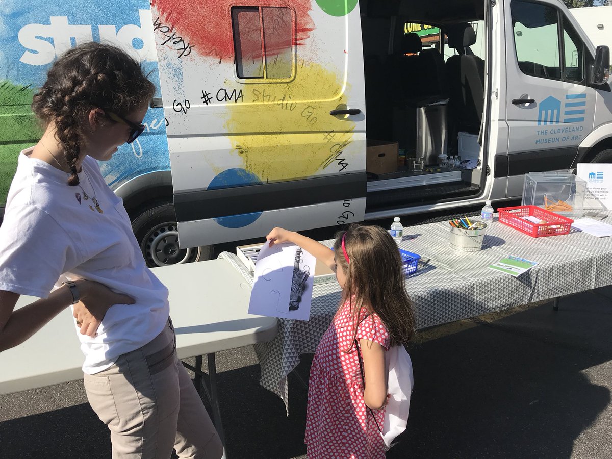 ErinD_PNC's tweet photo. We used our imagination at the @ClevelandArt #StudioGo van at the #PNCFairfaxConnection celebration...very fun! https://t.co/NObDE7KMdU