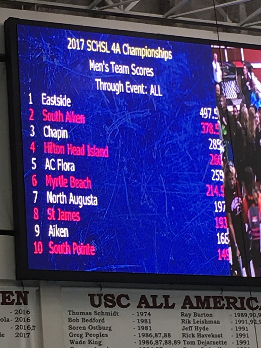 SCHSL's tweet photo. AAAA Swim Runner up  @SouthAikenHigh Congrats! #Swim17 #SCHSL 🏊🏊‍♀️🥈 https://t.co/vVLQR9M2hr