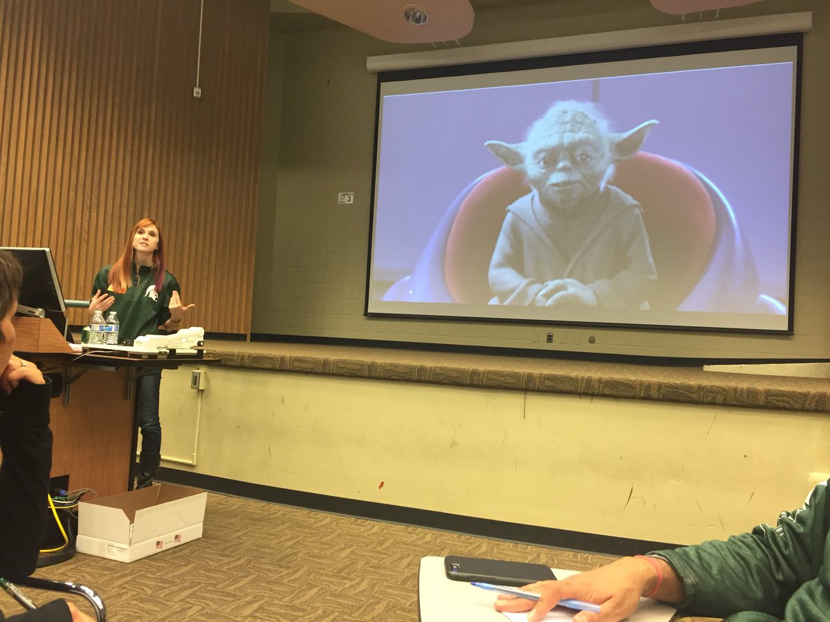 RaezlerSteph's tweet photo. @LizOwensBoltz would use Star Wars in her #COETC17 session. #galacticsolutions https://t.co/KfRfUlboso