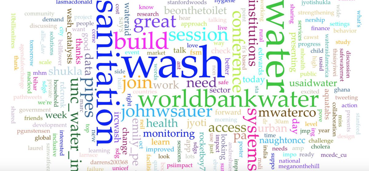 mWaterCo's tweet photo. Remember how much fun we had w/data at last year's #UNCWaterandHealth conference? https://t.co/8k6GsxBbvm Can't wait for next week! #mapwash https://t.co/W7h03vP379