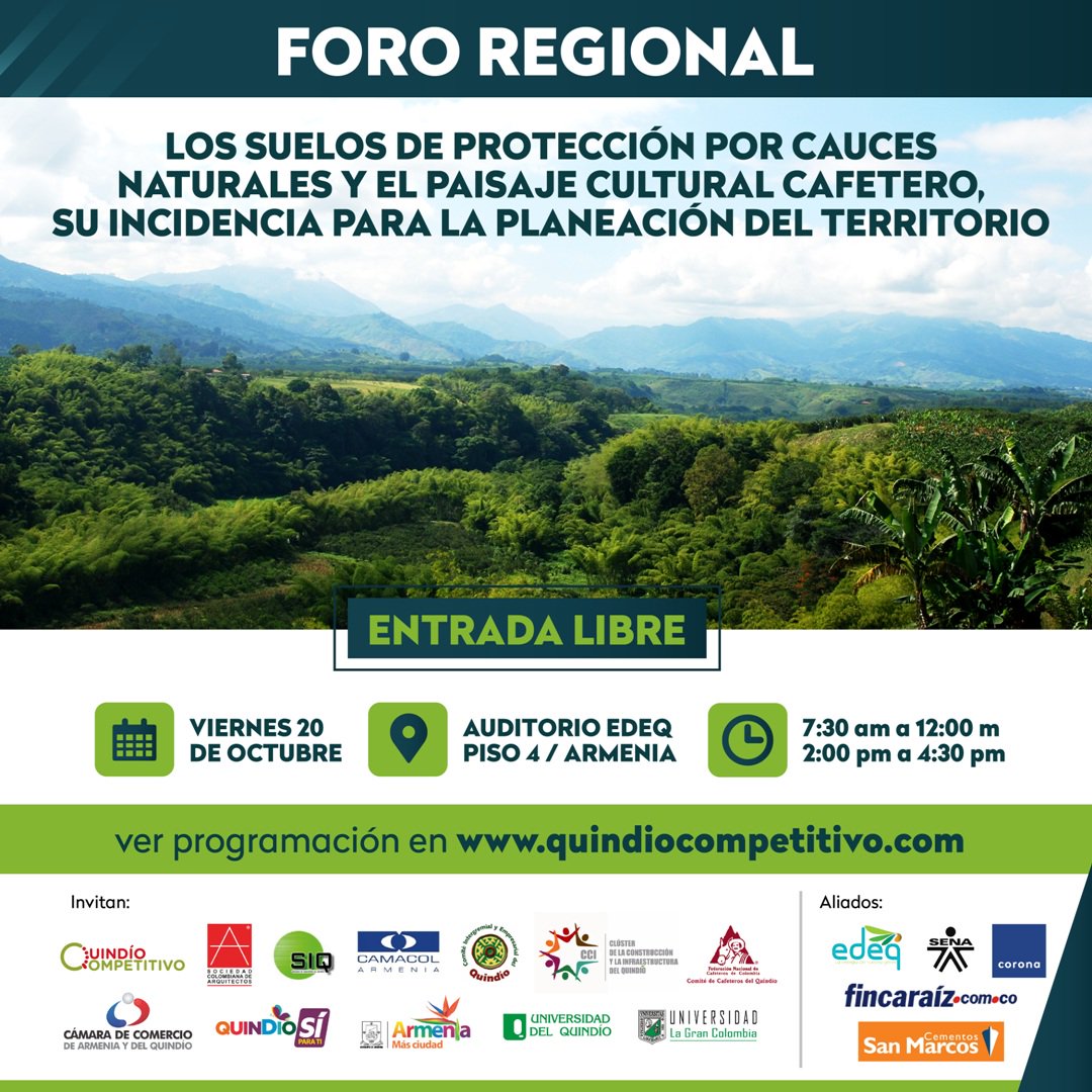 #ForoRegionalArmeniaOct20 Rondas Hídricas y Paisaje Cultural Cafetero ► Las decisiones técnico-jurídicas del momento🔝quindiocompetitivo.com