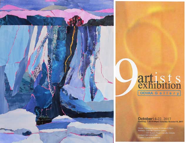 JoannaTurlejART's tweet photo. My painting "Arctic Beauty" back from Italy, now in #art #exhibition in OOVAA #Gallery. 447 Speers Rd. #203 #Oakville. Opening 7:30pm @ocadu https://t.co/VikQmRi6M5