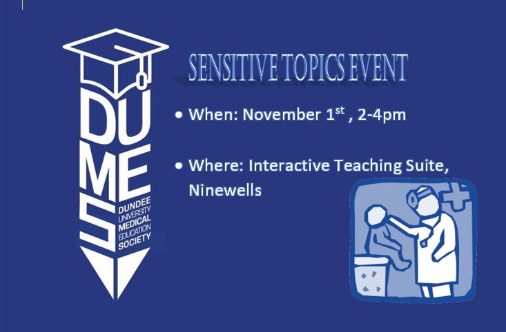 DUMedEdSoc's tweet image. DUMES are proud to continue our IMU Event series covering Comm Skills in #BreakingBadNews &amp;amp; #SensitiveTopics facebook.com/DUMedEdSoc/👩‍⚕️👨‍⚕️