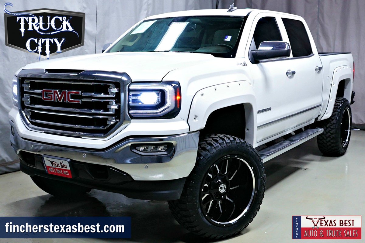 FinchersTXBest's tweet photo. 2016 #GMC #Sierra 1500 SLT #customlifted - One Owner.....Free CarFax.....50+ Lenders - Call (281) 931-3900! #TRUCKCITY #sehablaespanol https://t.co/MMLG3G2xTC