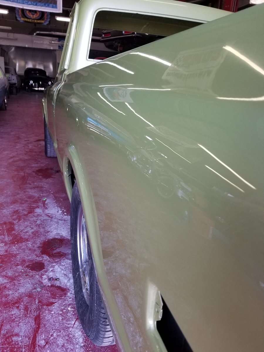 CustomPrimetime's tweet photo. All painted and ready to go!#allpainted #71C10 #babygreen https://t.co/4NP1o5Whal
