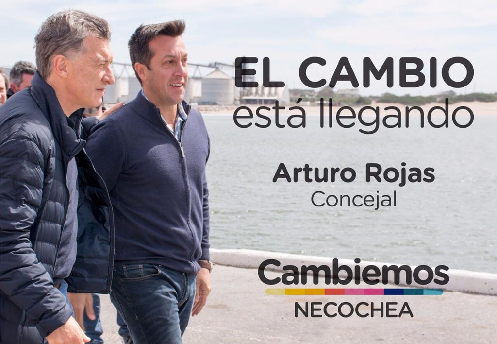 partidofeneco's tweet photo. Último timbreo antes de las elecciones, gracias señor presidente por elegir la tierra de su amigo Gerónimo Venegas #Juntos #MacriEnNecochea https://t.co/yXSn3RuR59