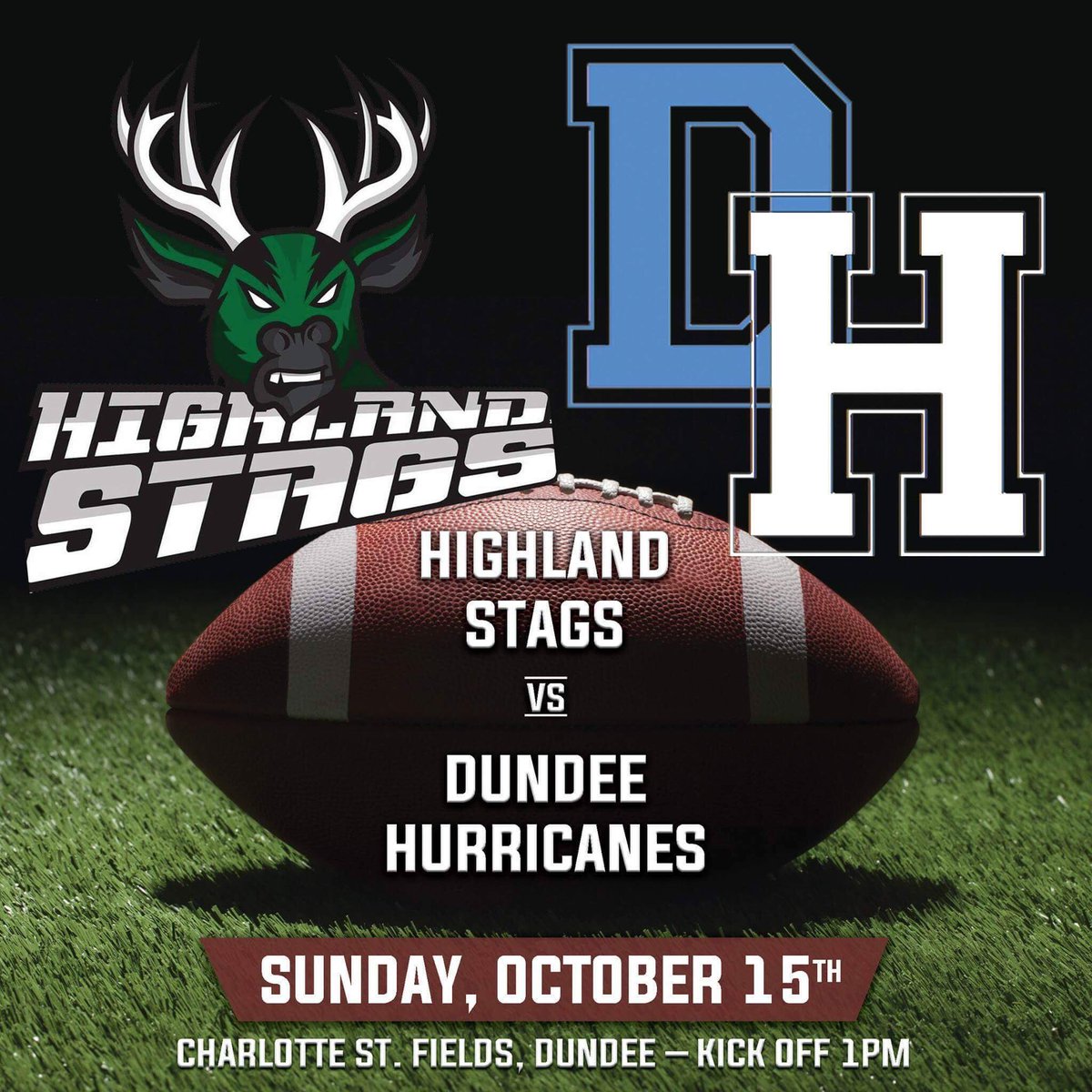 And here we go again!!! Stags are away this Sunday, Last minute fixture versus Dundee Hurricanes!  #gameday #highlandsports #stagson3