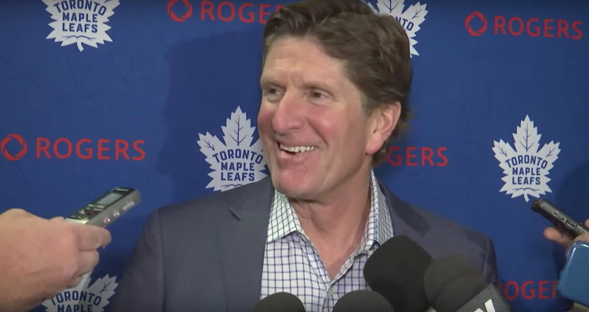 Mike Babcock meets with the media ahead of tonight's game against Montreal.  🎥: bit.ly/2xFryEF  #TMLtalk https://t.co/Ez4SVc6pL6