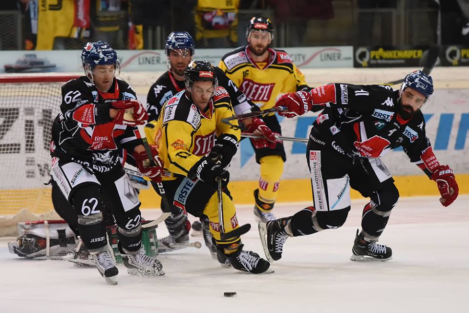 23. Sieg in Folge - Vienna Capitals auch von HC Innsbruck nicht zu stoppen - Bild © Sportreport Eishockey, EBEL, Erste Bank Eishockey Liga, Vienna Capitals, HC Innsbruck, Innsbrucker Haie, Vienna Capitals vs. HC Innsbruck, #VICHCI