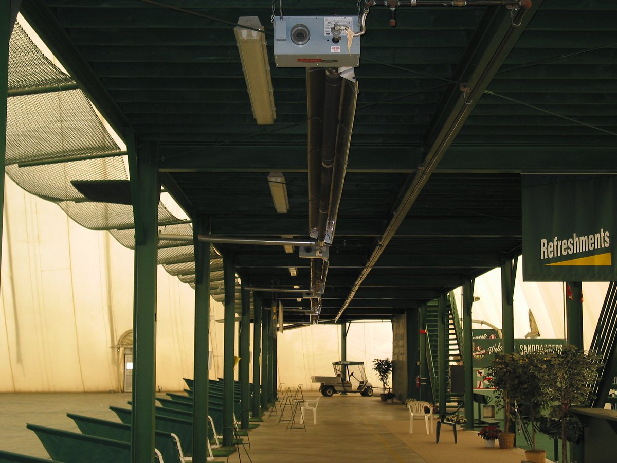 DetroitRadiant's tweet photo. Golf year round with infrared heat! DRP heaters are perfect for your driving range applications #golf #reverberray #madeinusa https://t.co/5xiCIPqGQ4