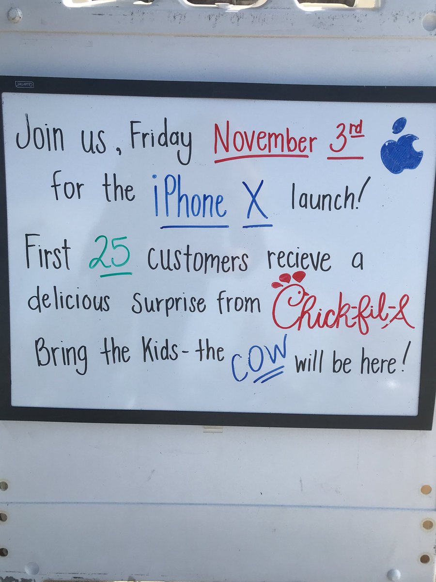 Come and join us for the iPhone X launch!!