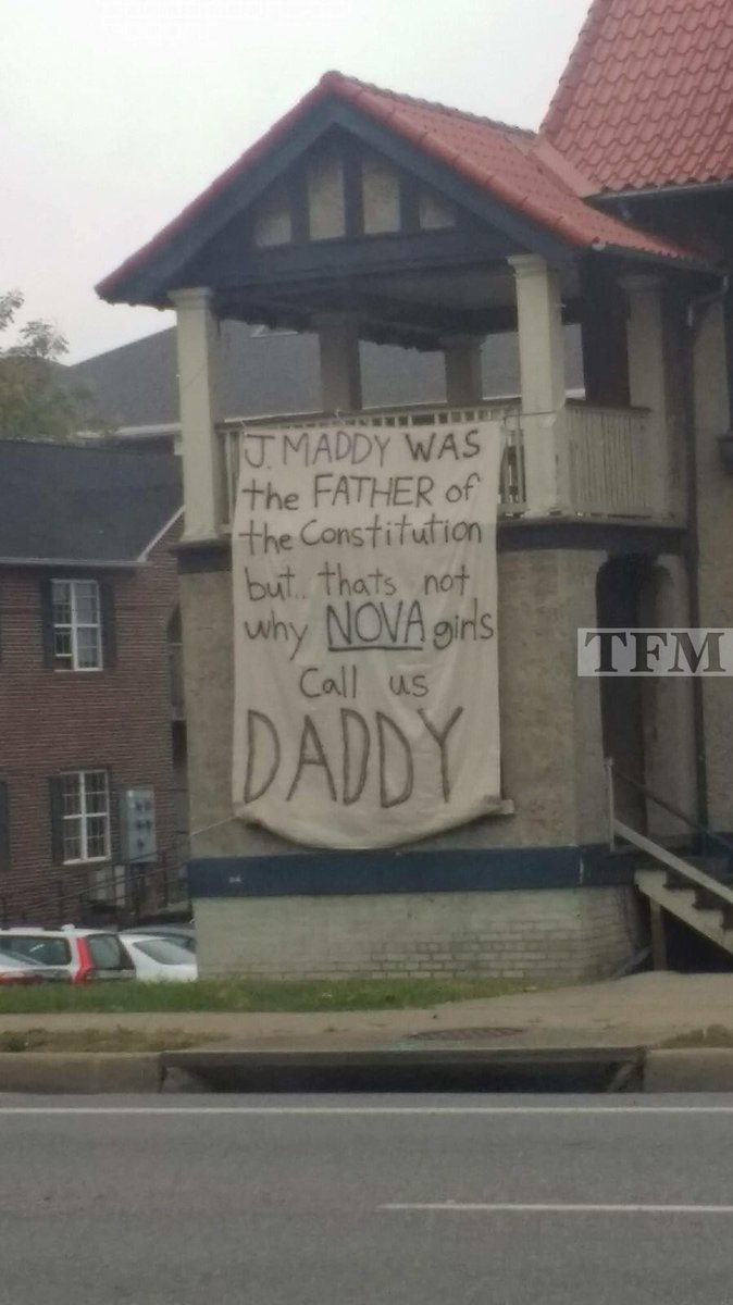 totalfratmove's tweet photo. James Madison? More like James Dadison https://t.co/oL3JuRNTde