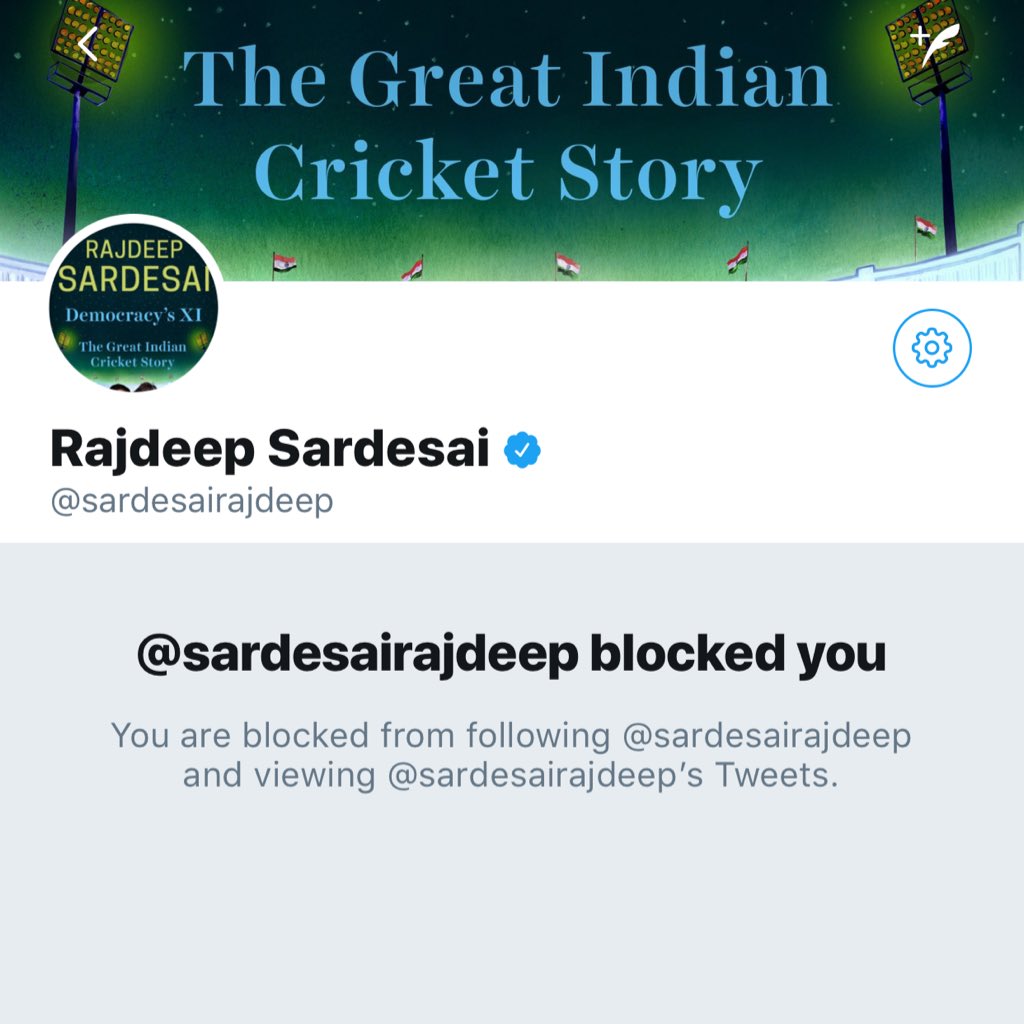 Don’t even bother tagging Rajdeep because he’s blocked me long time back in 2002+14 .. he’s at loss while I’m doing his appraisal