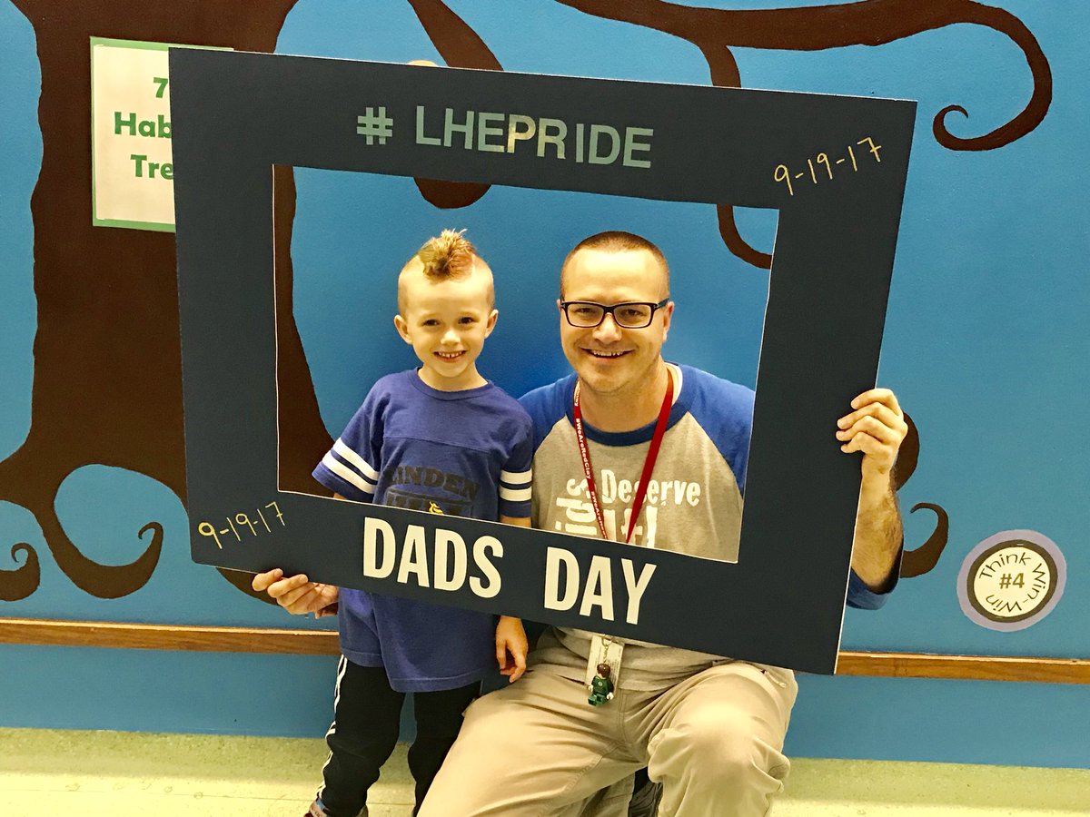 tom_glennon's tweet photo. John had a blast last night visiting @LindenHillLions for #LHEmovienight! We even pulled out the #LHEdads frame! #LHEpride #LoveLeadLearn #futurelittlelions https://t.co/oF5dTzVIoY