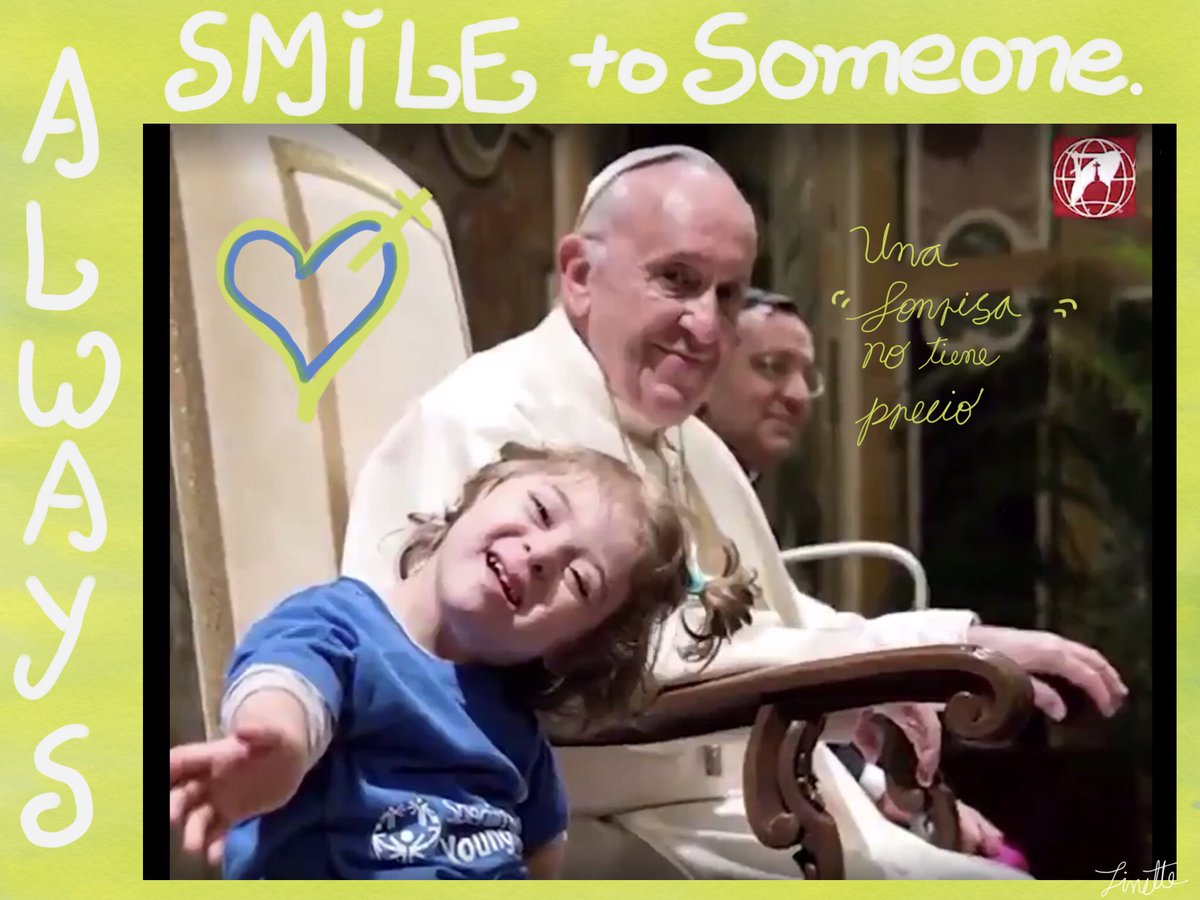 linette2023's tweet photo. @RichRaho @Pontifex @SpecialOlympics @SpecOlympicsEU i love this shot from @EWTNNoticias 😊🙏🙌 https://t.co/hKjIC7Fwlx