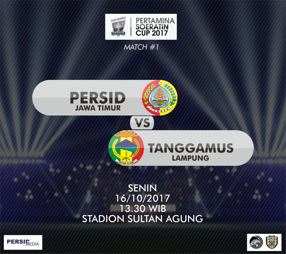 Besok!
Pertamina Suratin Cup
Grup B Matchday #1

Persid Djember vs PS Tanggamus
Stadion Sultan Agung, Bantul
13.30 WIB

#EnergiMasaDepan