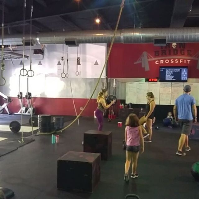 IronBridgeCF's tweet image. If you slept in, then you missed out! Great work getting done at the first Fit Fam class at Iron Bridge. Bring your friends and family on Sa