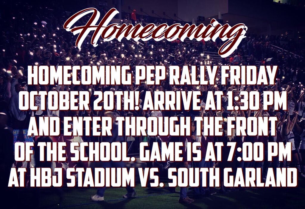 Lett_SRDs's tweet photo. Info for Homecoming Week!! #rhshoco2017 https://t.co/WMgOWb5njJ