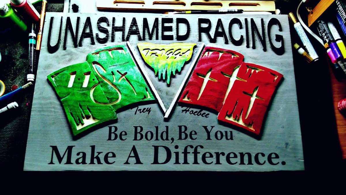 UnashamedRacing's tweet photo. Our finished new artwork done by one of our sponsorships! Before &amp; After pictures; looks better in person!👌🏼#UnashamedRacing #SavageSociety https://t.co/ExqBKEmZUD