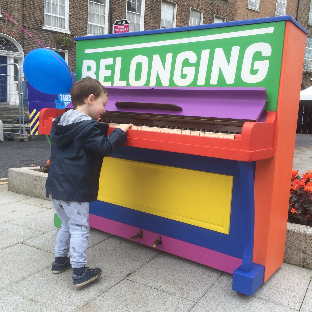 DesignByLucia's tweet photo. Lucas really enjoyed the piano at the fab @CultureAndChips festival today in #limerick. Great event, well done to all involved https://t.co/ueaSQD1u3A