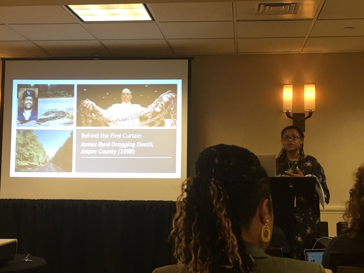 <a href="/FreeBlackTX/">Andrea Roberts, PhD</a> of <a href="/mup_tamu/">Urban Planning</a> sharing her amazing work on place preservation in African American communities of East Texas <a href="/The_ACSP/">The ACSP</a> #acsp2017.