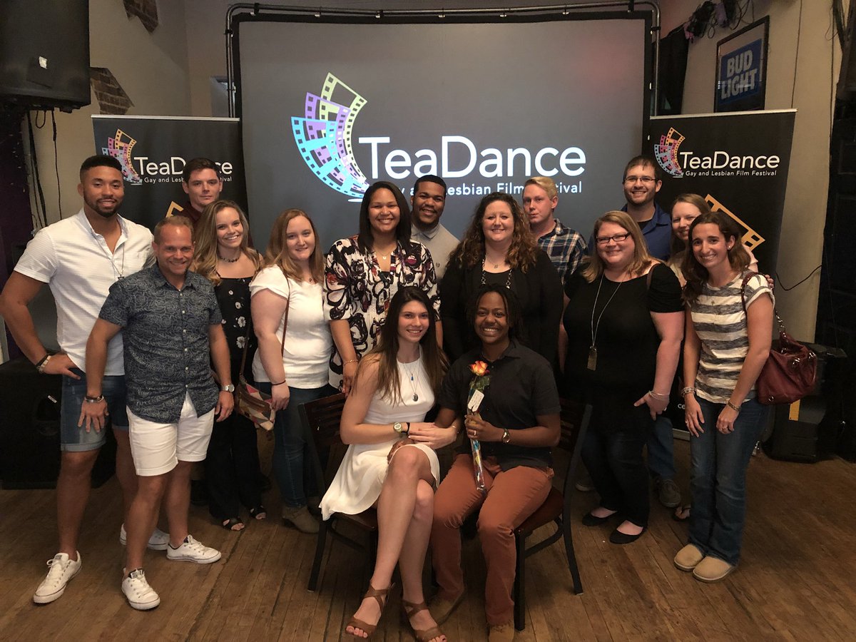 We just had our first wedding proposal at <a href="/TeaDanceFilm/">TeaDance Film Fest</a>. Congrats Jasmine and Amanda!