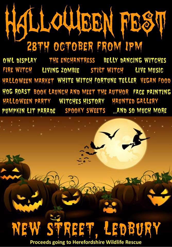 New Street Ledbury  Halloween Spectacular Saturday 28th October