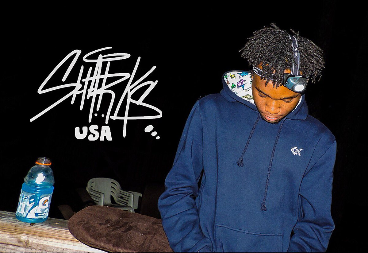 SHARKS_usa's tweet photo. Most anticipated release of the year ... The Navy Blue Sharks Hoodie with Scattered Shark Pattern Hood Interior ! Coming Fall/Winter 2017 https://t.co/WVkAIVFpht