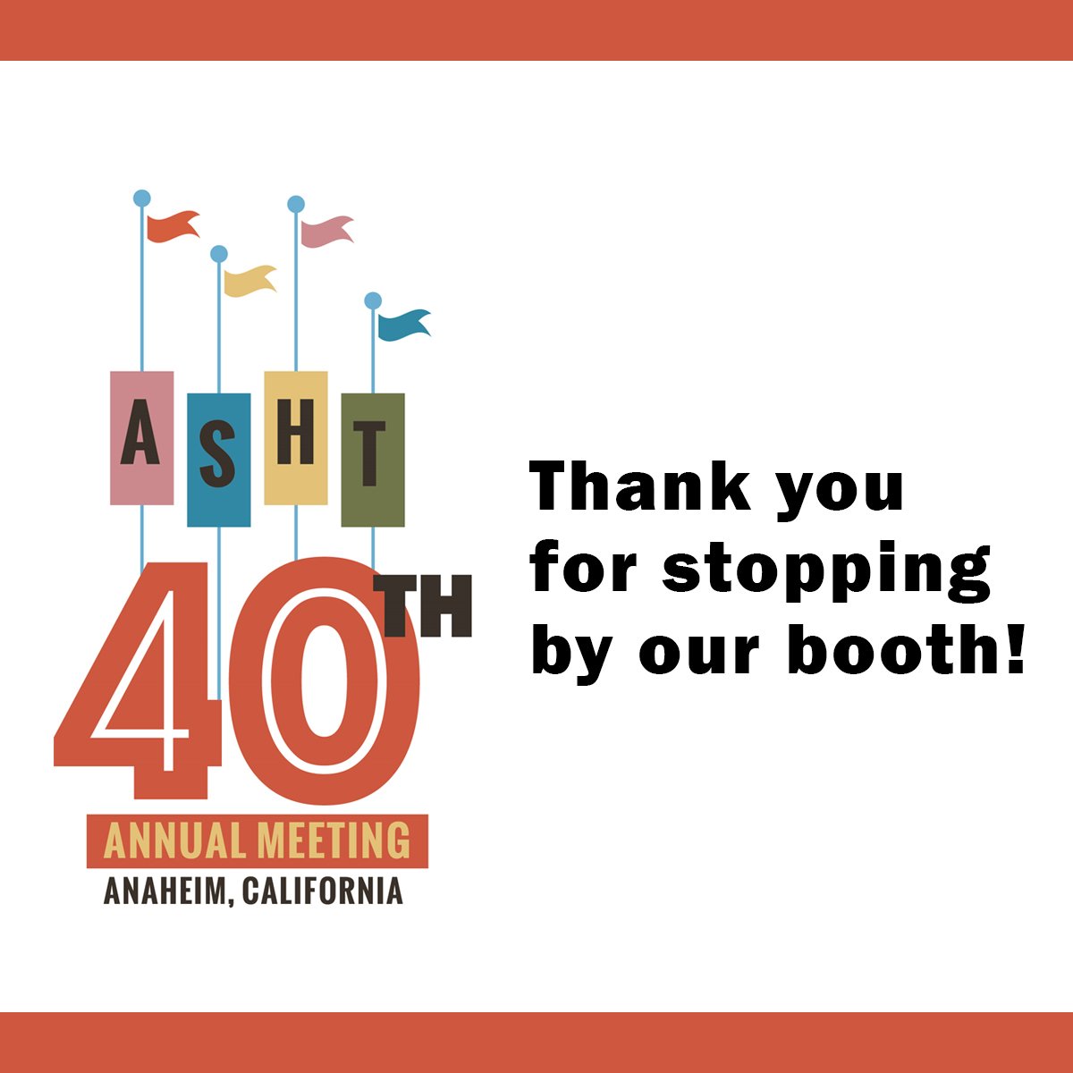 FabricationEnt's tweet photo. We had a great weekend at #ASHT2017. Thank you to everyone that stopped by our booth! https://t.co/hWEDkpISLV