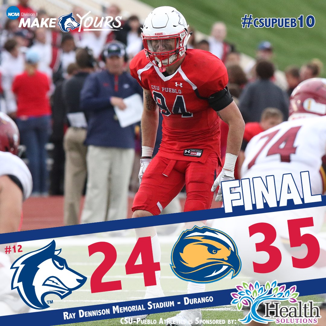 CSUPueblo Football on Twitter "CSUPueblo falls to 52 overall and 5