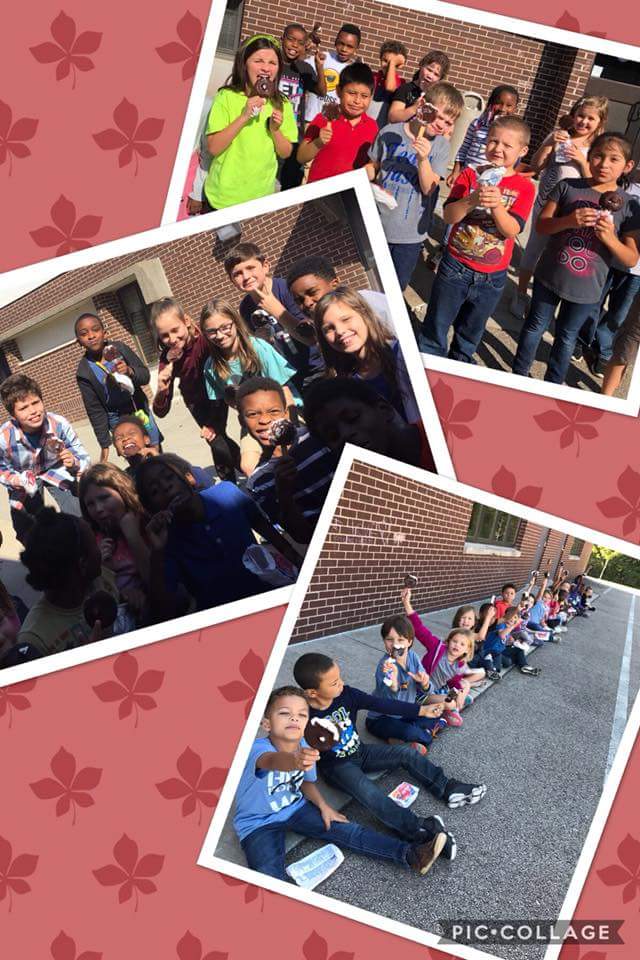 ccclippard's tweet photo. The classes that earned 50 or more class tickets received a Dilly Bar, thanks to our local @DairyQueen. #moswpbis #ClippardCares https://t.co/Q4YEWxY96x
