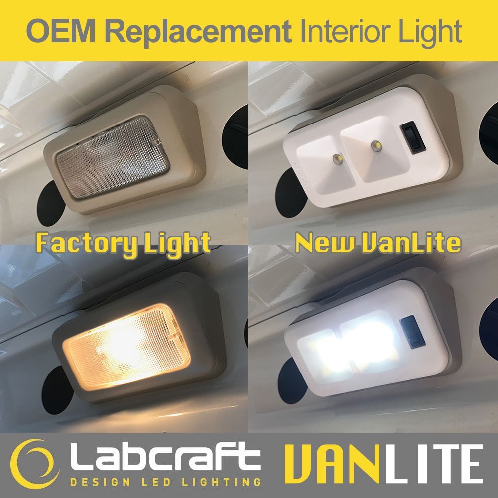 van_system's tweet image. Van System are pleased to announce that we will be stocking the @Labcraft_LED #VanLite range of OEM Replacement Interior Lights. Contact us for more information!