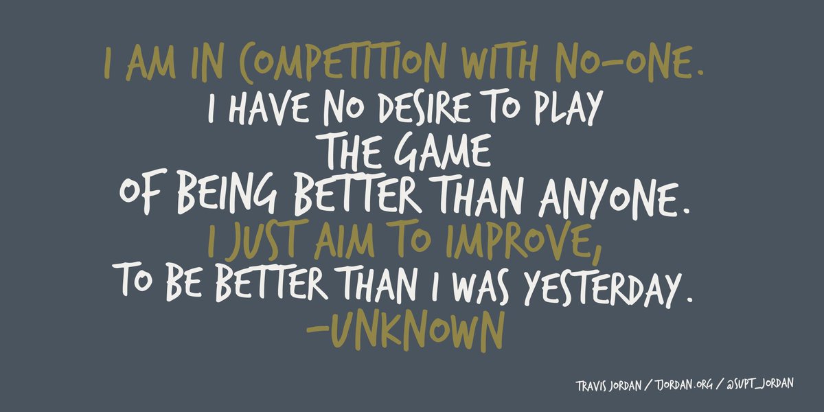 Supt_Jordan's tweet photo. Comparison is the thief of joy ~ Theodore Roosevelt. #JoyfulLeaders #beulahminerpride https://t.co/zH9tVL6WqG