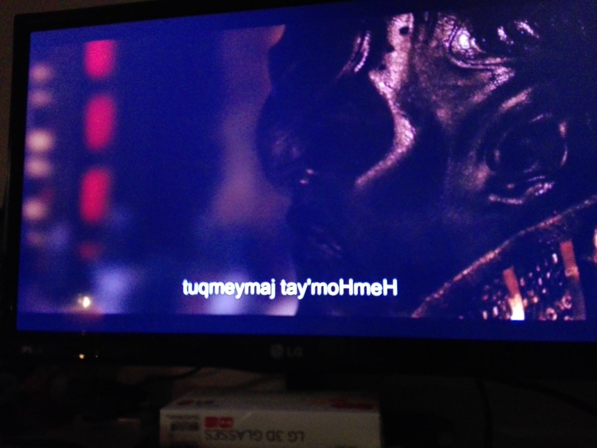 gr0undedabroad's tweet photo. Quelqu'un a sous-titré Star Trek Discovery en Klingon sur Netflix je meurs 😂😂😂 https://t.co/joHsvMm42f