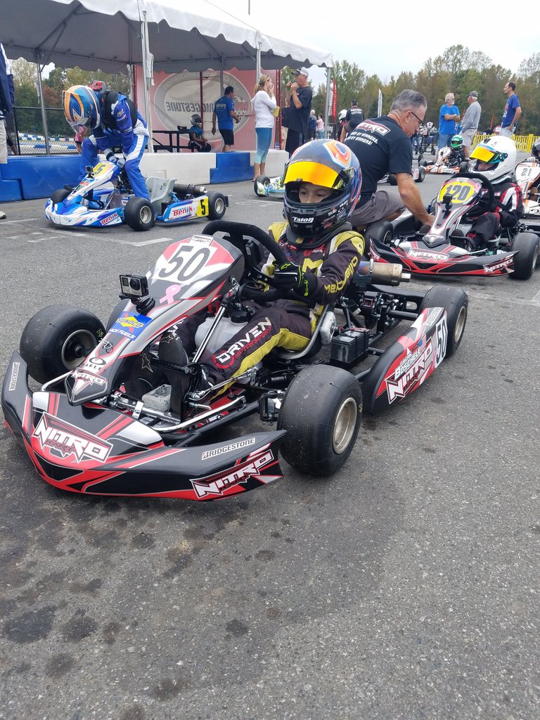 GavanBoschele's tweet photo. In 1st ever #Topkart USA Grand Nationals Gavan drove his #Nitrokart from 14th to 8th against best n the country
@alpinestars @StiloOfficial https://t.co/ZLEQkyvIzY