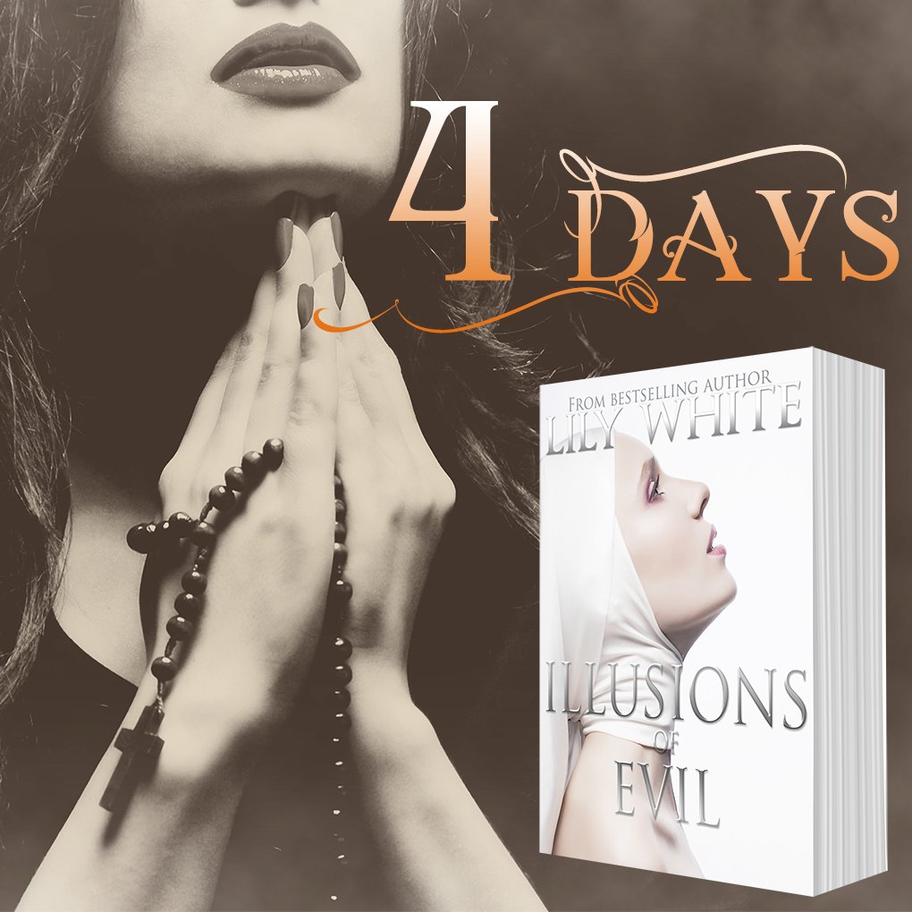 kikichat83's tweet photo. #4DaysUntil #IllusionsOfEvil
#Release 10/18 @LilyWhiteBooks
#DarkRomance #Erotic #Thriller
#Goodreads https://t.co/BzXD9aWrl0 https://t.co/ktMm1b7hGH